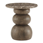 Modway - Pietra Manche intérieure Terrasse extérieure Faux marbre Table d’appoint - Empire-Assemblée requise