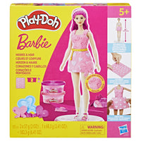 Play-Doh - Poupées Barbie de créateur, Assortis-Les jouets Barbie et les ensembles Play-Doh collaborent de la manière la plus élégante avec ce kit de création de mode créative pour les enfants de 5 ans et plus