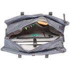 Seven Days - Sac Fourre-Tout Pour Ordinateur Portable Jusqu'à 15.6 po avec RFID - Marine-Accents en cuir végétal noir et accessoires noirs