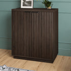 Hudson&Canal - Meuble d'appoint Mansfield 28 po de largeur - Brun aulne-Caractéristiques assemblage facile