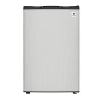 Arctic Chef - Réfrigérateur compact de 4,5 pi3, acier inoxydable-Compartiment frigorifique avec porte pour l'entreposage à court terme d'articles congelés