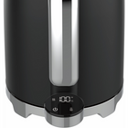 Salton - bouilloire numérique NuRetro 1,7 l - noir minuit- Fenêtre de niveau d’eau permettant de faire bouillir uniquement la quantité requise et de limiter le gaspillage énergétique.
