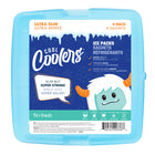 Fit + Fresh - Cubes réfrigérants minces cool coolers bleu - paquet de 4-Blocs réfrigérants non toxiques, exempts de BPA