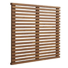 Modway - Render Fixation murale Tête de lit jumelée, Noyer-Tête de lit jumelée du milieu du siècle