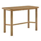 Modway - Alvia Rectangulaire 60" Bois Bar Table - Chêne vieilli-Table de pub rectangulaire à hauteur de bar