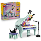 LEGO - Creator Le piano décoratif avec le chat-L’ensemble 3 en 1 offre aux enfants de 9 ans et plus 3 options de construction de jouets musicaux