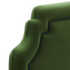 Modway - Magnolia Taille Velvet Performance Résistant aux Taches Tête de lit Queen size - Vert mousse-7