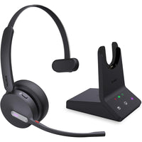 Yealink - Casque sans fil mono WH64 - Microsoft Teams-Le WH64 est un casque sans fil pour la communication professionnelle. Il intègre les modes DECT et Bluetooth, offrant efficacité et flexibilité.
