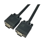Exponent - Câble de rallonge pour moniteur SVGA - Cordon de 6 pi - Noir-Connecteurs DB15 M/F