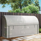Outsunny - Serre tunnel à pied 6,6 pi x 10 pi x 6,5 pi- Les bords de la bâche sont entièrement ourlés pour éviter les déchirures
