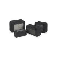 Bugatti - 4 Set Cubes d'emballage de compression - Noir-Disponible en quatre tailles