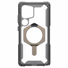 UAG - Plasma XTE Rugged Kickstand Case avec aimant pour Samsung Galaxy S25 Ultra - Ash/Titanium-Support intégré avec plusieurs modes de visionnage