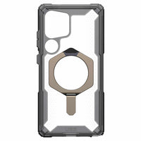 UAG - Plasma XTE Rugged Kickstand Case avec aimant pour Samsung Galaxy S25 Ultra - Ash/Titanium-Support intégré avec plusieurs modes de visionnage