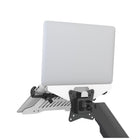 ShoppingAll Support pour ordinateur portable VESA pour bras et supports de moniteur - Blanc-[STRUCTURE ERGONOMIQUE] Élevez votre ordinateur portable à hauteur des yeux pour augmenter votre productivité et améliorer votre posture tout en utilisant votre ordinateur portable confortablement.