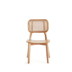Manhattan Comfort - Chaise de salle à manger Versailles 18,5 po style industriel chic - Nature - Lot de 4-Siège en contreplaqué