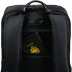 CHAMPS - Sac à dos de la collection Onyx - Noir-Poignée de transport supérieure
