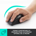 Logitech Souris sans fil Marathon M705 - noir-Le défilement ultra-rapide vous permet de parcourir rapidement les pages Web et documents longs d'un simple tour de roulette métallique quasiment sans frottement