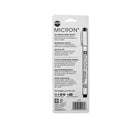 Micron - 50162 Pigma Micron stylos - 01, 05, 10 - gris froid clair - ensemble de 3-Conteint 3 stylos à pointe fine et épaisse 01, 05, 10
