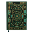 Hilroy - Journal Notes Déco - 6 po x 8 po - Ligné - 96 feuilles - vert-Élégant journal à couverture rigide avec design sophistiqué inspiré du style Art déco