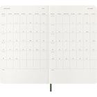 Moleskine - 2026 Agenda semainier Classic 12 mois à couverture souple - 5" x 8.25" - Vert myrte-Autocollants pour personnaliser votre emploi du temps et autocollants « année » pour le dos du carnet