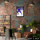 Tage Thompson 20x29 Buffalo Sabres - Toile encadree - 22" x 31"-Sous licence officielle de la LNH et de l'AJLNH