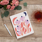 Orange Circle Studio - Carnet Moyen à Reliure Copte  Keep Blossoming - 6,5 po l x 8,625 po H - Couleurs Assorties-6
