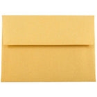  JAM Paper Enveloppes d'invitation métalliques A1 à 4 barres - 3,625 x 5,125 po - Stardream Gold - paquet de 25-Couleur : Stardream doré.