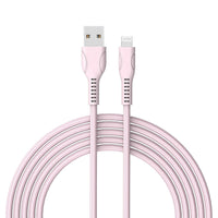 Câble Lightning Basic Tech de 3 pi - Rose-Élégant et sans enchevêtrement
