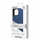 Nimbus9 - Étui Cirrus 2 MagSafe Bleu Nuit pour iPhone 15/14/13-Texture douce au toucher