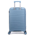 TUCCI - Bagage d'enregistrement à coque rigide Lussore 24 po - Bleu-Texture anti-rayures – Préserve son apparence grâce au déplacement. Une finition texturée qui résiste aux éraflures et conserve son aspect lisse de voyage après trip