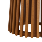 Modway - Lane Rond de 35 pouces Terrasse extérieure Bois de teck Bar Table - Naturel-Assemblée requise