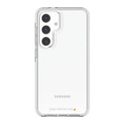 AXS - Crystal Shield Étui D3O pour Samsung Galaxy S24 - Transparent-Protection anti-UV pour afficher clairement le design original de votre cellulaire