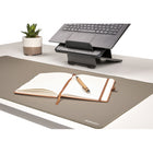 Fellowes - Breyta Tapis De Bureau - Sable-Sa base antidérapante maintient le tapis de bureau bien en place tout au long de la journée