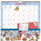 WSBL - 2026 Chanson Folklorique Note Nook  Calendrier mural Mensuel - 30,5 cm l x 30,5 cm H - Anglais-Format : 30,5 cm L x 30,8 cm H