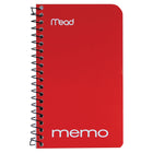Mead - Carnet de notes, reliure à spirale, 5 po x 3 po, couleurs assorties, paquet de 12-Reliure à spirale sur le côté pour faciliter le feuilletage des pages 