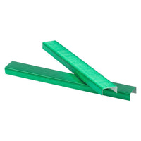 JAM Paper - Agrafes colourées - format standard - vert émeraude - Paquet de 5000-Couleur : Vert | Les agrafes universelles sont emballées en bande complète