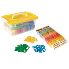 JOVI - Set scolaire de pâte à modeler Plastilina - 28 barres/3 packs d'accessoires-Formulation à base végétale : Fabriquée à partir d'ingrédients d'origine végétale, la plastiline JOVI offre une alternative plus sûre et plus respectueuse de l'environnement aux pâtes à modeler traditionnelles.