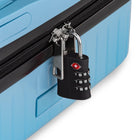 Ensemble de Serrures à Combinaison TSA 2 Pièces Bugatti - ABS Durable - Noir-Conçu pour un Voyage en Toute Simplicité