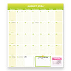 Blueline - 2024-2025 Calendrier Magnétique Fridgeplanner - 14 po x 13 1/2 po - Anglais-Un mois par feuille avec un bloc ligné par jour