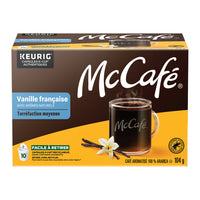 McCafé - Capsules de café K-Cup à la vanille française - Paquet de 10-GOÛT : Nos experts en café réalisent des tests de goûts minutieux sur chaque lot de café McCafé Vanille française pour vous offrir le goût riche, velouté et délicieux que vous aimez.