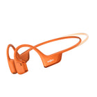 Shokz - OpenRun Pro2 Mini Écouteurs Bluetooth à Conduction Osseuse - Orange-Son Incomparable - Les doubles haut-parleurs combinent les aigus clairs de la technologie de conduction osseuse avec les basses profondes de la conduction aérienne, pour 12 heures de son 3D ultra-puissant. Personnalisez votre expérience d’écoute avec l’application SHOKZ
