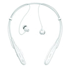 Écouteurs Bluetooth sans fil Brookstone Fitlink - Blanc-Écoutez confortablement et avec style, où que vous soyez