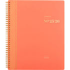 Cambridge - Agenda scolaire hebdomadaire/mensuel WorkStyle Balance 2025-2026 - 11 po H x 8 1/2 po l - pêche rose - bilingue-12 mois : juillet 2025 à juin 2026