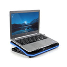 Aluratek - Refroidisseur USB ergonomique pour ordinateur portable avec lumières RVB - Noir-Créez un espace de travail confortable et ergonomique où que vous alliez, choisissez parmi 7 surfaces de travail inclinées (jusqu'à 30 degrés) - deux protections extensibles offrent à votre ordinateur portable un support stable