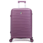 TUCCI - Bagage d'enregistrement à coque rigide  Lussore 24 po - Violet-Conçu en Italie – Savoir-faire et style italiens premium. Fabriqué avec une coque rigide en polypropylène haut de gamme, flexible, légère et conçue pour durer