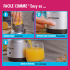 As Seen on TV - Hurricane Juicer Presse-agrumes rechargeable sans fil - Argent/Noir-Découvrez la commodité du fonctionnement sans fil avec ce puissant presse-agrumes. Avec des pièces lavables au lave-vaisselle, c'est un presse-agrumes facile à nettoyer
