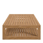 Modway - Carlsbad Bois de teck Terrasse extérieure Table basse - Naturel-5