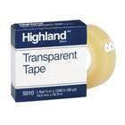 Highland - Ruban transparent, 3/4 po x 1296 po, âme de 1 po, transparent, 12 rouleaux-Fait d'un support en polypropylène clair avec un adhésif acrylique