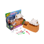 Crayola - Ensemble Mont des luminosaures Scribble Scrubbie-Petit coup de crayon, grande histoire : les enfants peuvent colorier leurs dinos de compagnie, les laver et les colorier à nouveau pour leur donner une nouvelle allure à l'infini