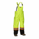 Forcefield - Salopettes de pluie, lime, grande-Le polyester jaune lime PU a enduit le matériel d’Oxford